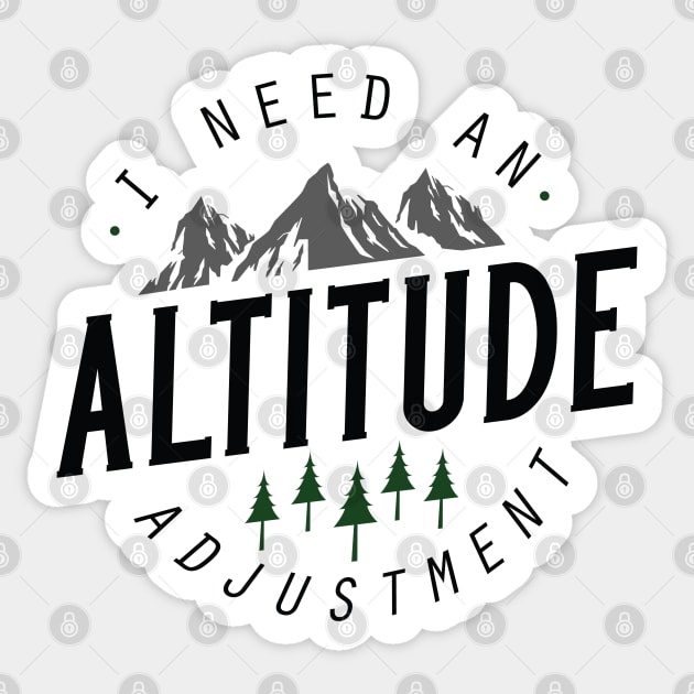 Altitude Adjustment Sticker by LuckyFoxDesigns